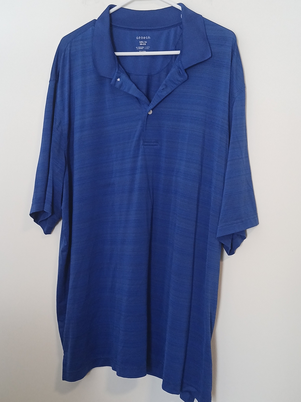 George Royal Blue Short Sleeve Polo Shirt
